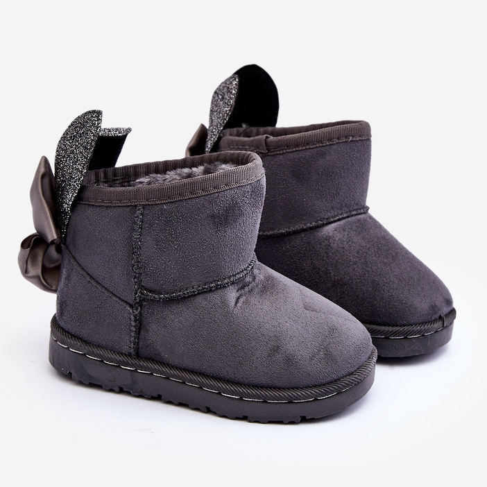 Bottes De Neige Chaudes Avec Nœuds Meriva Gris Fille 1 Bottes De Neige Chaudes Avec Nœuds Meriva Gris Fille 1