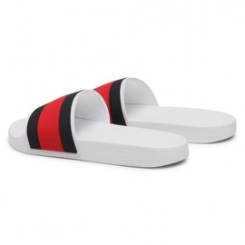 Tongs Tommy Hilfiger Essential Flag Pool Slide M FM0FM03484-YBR blanche 3