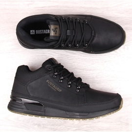 Chaussures homme en cuir noir, baskets Cruiser Bustagrip 2