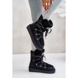 Bottes de neige à plateforme imperméables Vegan D.Franklin DFSH370004 Noir le noir 7