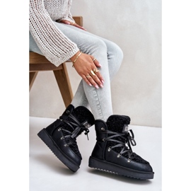 Bottes de neige à plateforme imperméables Vegan D.Franklin DFSH370004 Noir le noir 8