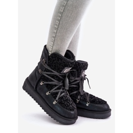 Bottes de neige à plateforme imperméables Vegan D.Franklin DFSH370004 Noir 1