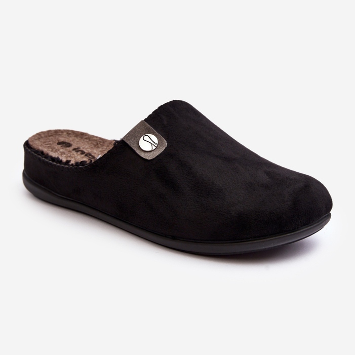 Inblu Chaussures d'intérieur pour femmes Pantoufles GF000011 Noir 1
