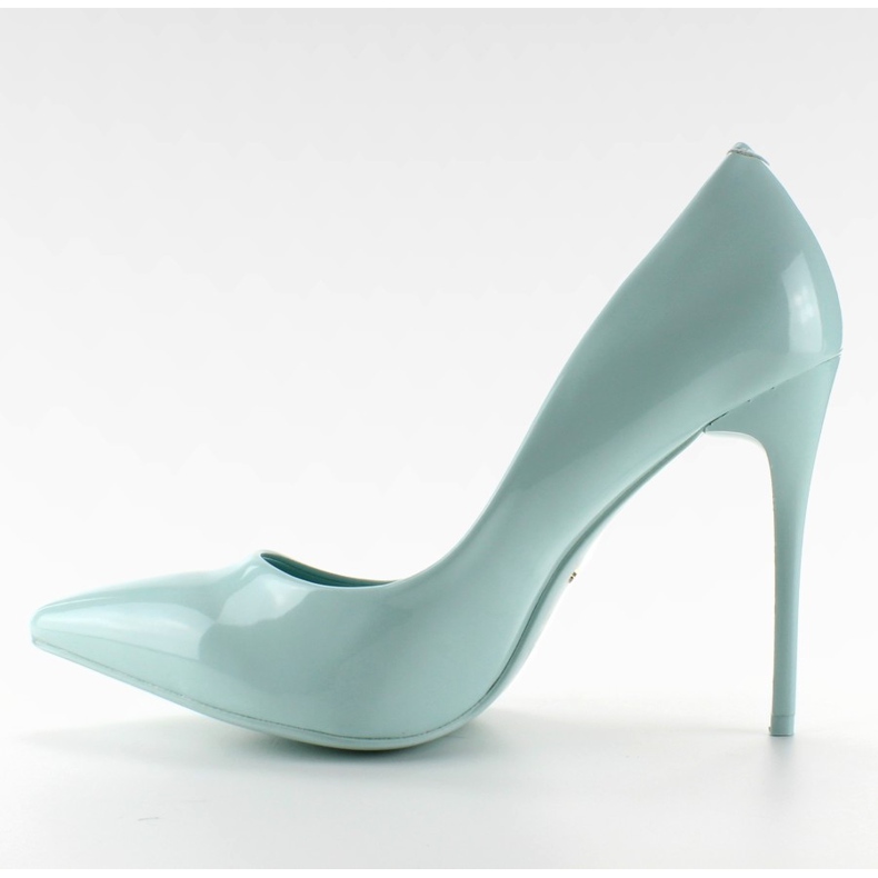 Talons hauts lisses et vernis E396 L. Bleu 1