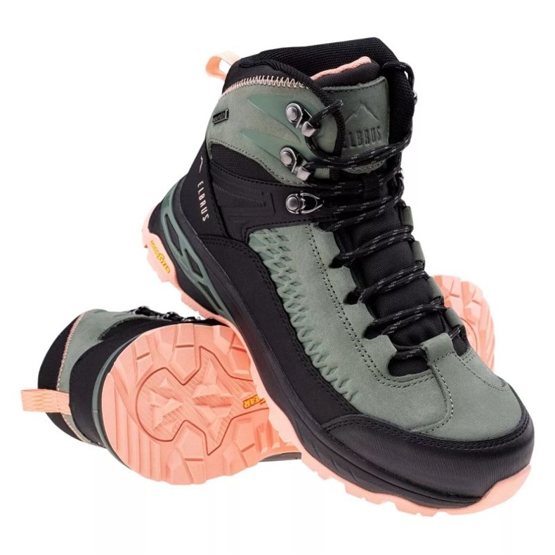 Chaussures Elbrus Engen Mid Wp Gr W 92800555459 vert 1