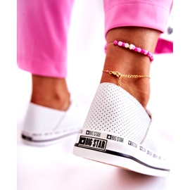 Baskets Femme Big Star Ajourée Blanche FF274024 2
