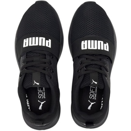 Puma Wired Run Jr. noir 374214 01 chaussures pour enfants 1