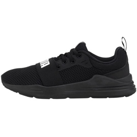 Puma Wired Run Jr. noir 374214 01 chaussures pour enfants le noir 2