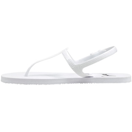 Puma Cozy Sandal Wns sandales pour femmes blanc 375212 02 blanche 1