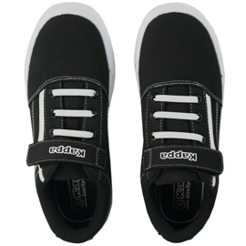 Kappa Chose Sun K chaussures pour enfants noir et blanc 260691K 1110 1