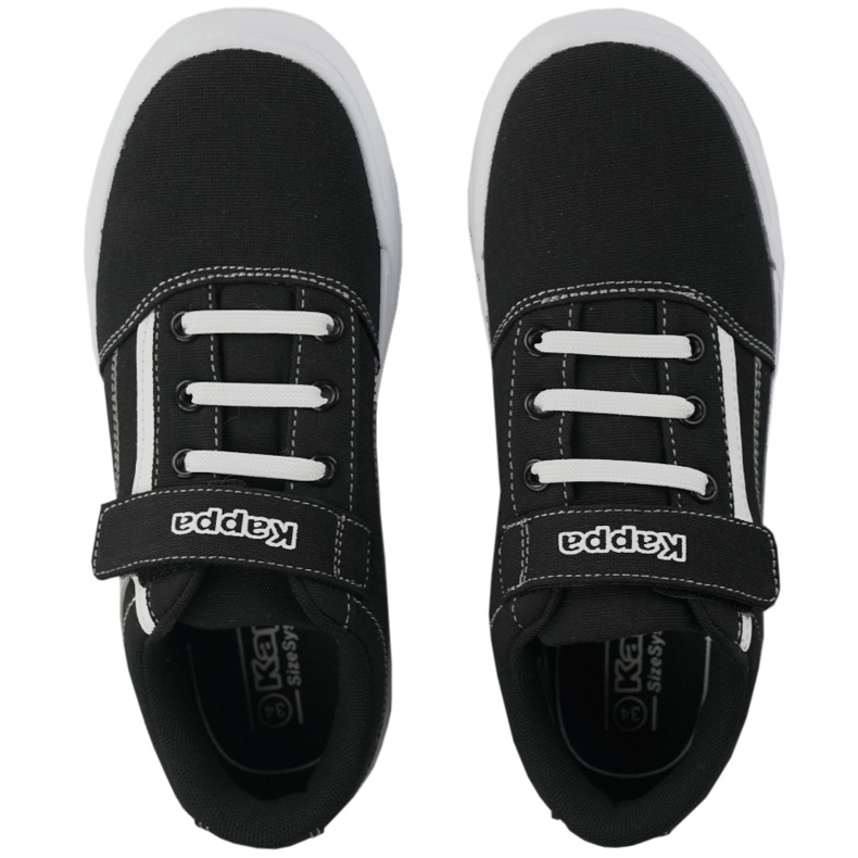 Kappa Chose Sun K chaussures pour enfants noir et blanc 260691K 1110 1