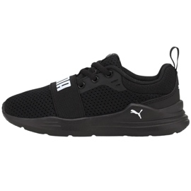 Chaussures Puma Wired Run pour enfants noir 374216 01 1