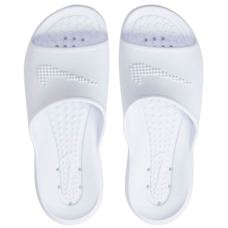 Pantoufles Nike Victori One Slide blanches pour femmes CZ7836 100 1
