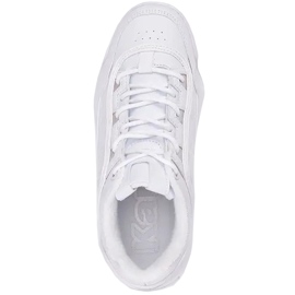 Chaussures femme Kappa Rave Gc blanc et argent 242681GC 1010 blanche 1