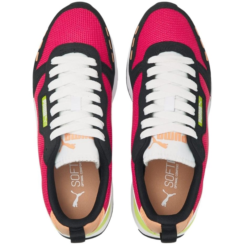 Puma R78 chaussures pour femmes noir-rose-blanc 373117 56 1