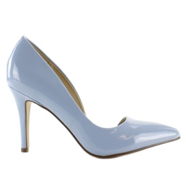 Escarpins asymétriques pastel C26P Bleu 1 Escarpins asymétriques pastel C26P Bleu 1