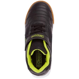 Chaussures enfant Kappa Damba K noir et jaune 260765K 1140 2