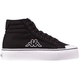 Kappa Boron MId Pf chaussures pour femmes noir et blanc 243161 1110 le noir 1