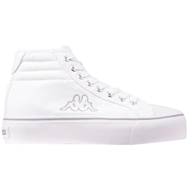 Kappa Boron MId Pf chaussures pour femmes blanc-argent 243161 1015 blanche 1 Kappa Boron MId Pf chaussures pour femmes blanc-argent 243161 1015 blanche 1