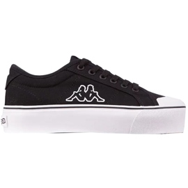 Chaussures femme Kappa Boron Low Pf noir et blanc 243162 1110 1