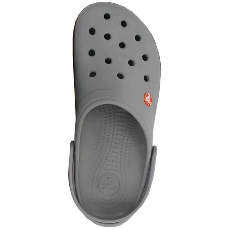 Sabots pour hommes Crocs Crocband Clog gris et orange 11016 01U 2 Sabots pour hommes Crocs Crocband Clog gris et orange 11016 01U 2