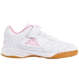 Kappa Damba K chaussures pour enfants blanc-rose 260765K 1021 blanche 1
