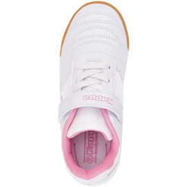 Kappa Damba K chaussures pour enfants blanc-rose 260765K 1021 2