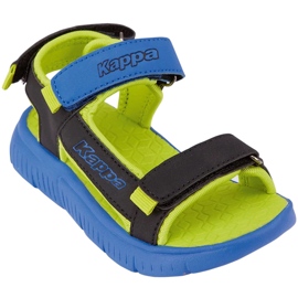 Sandales pour enfants Kappa Kana Mf bleu-vert-noir 260886MFK 6011 1