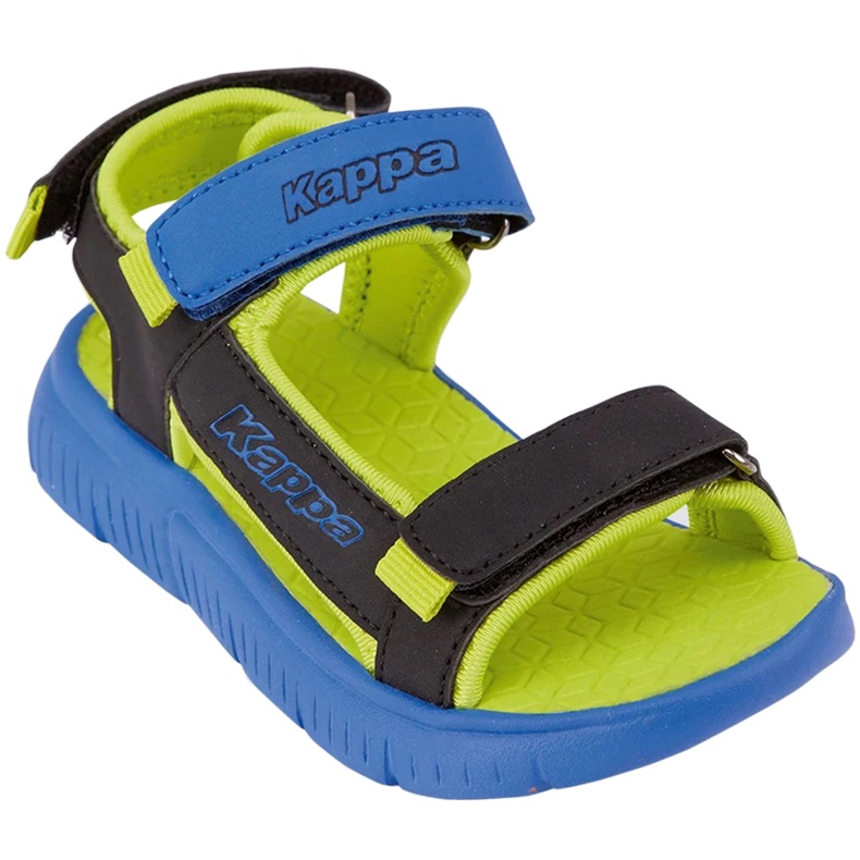 Sandales pour enfants Kappa Kana Mf bleu-vert-noir 260886MFK 6011 1