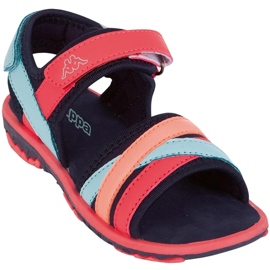 Kappa Sandales enfant Kimara K, bleu marine et rose 260863K 6722 1