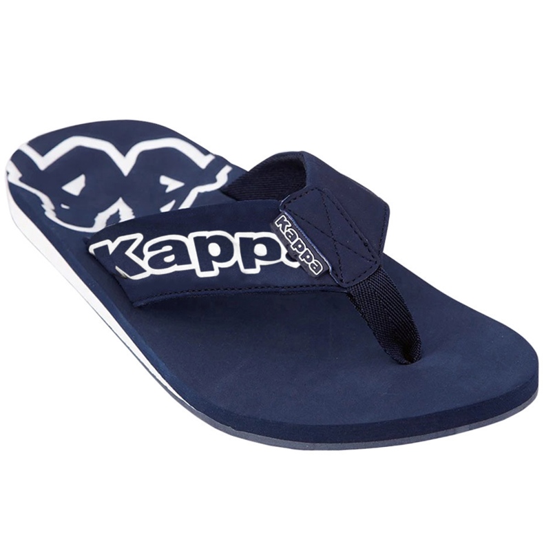Kappa Aryse chaussons homme bleu marine et blanc 243111 6710 1