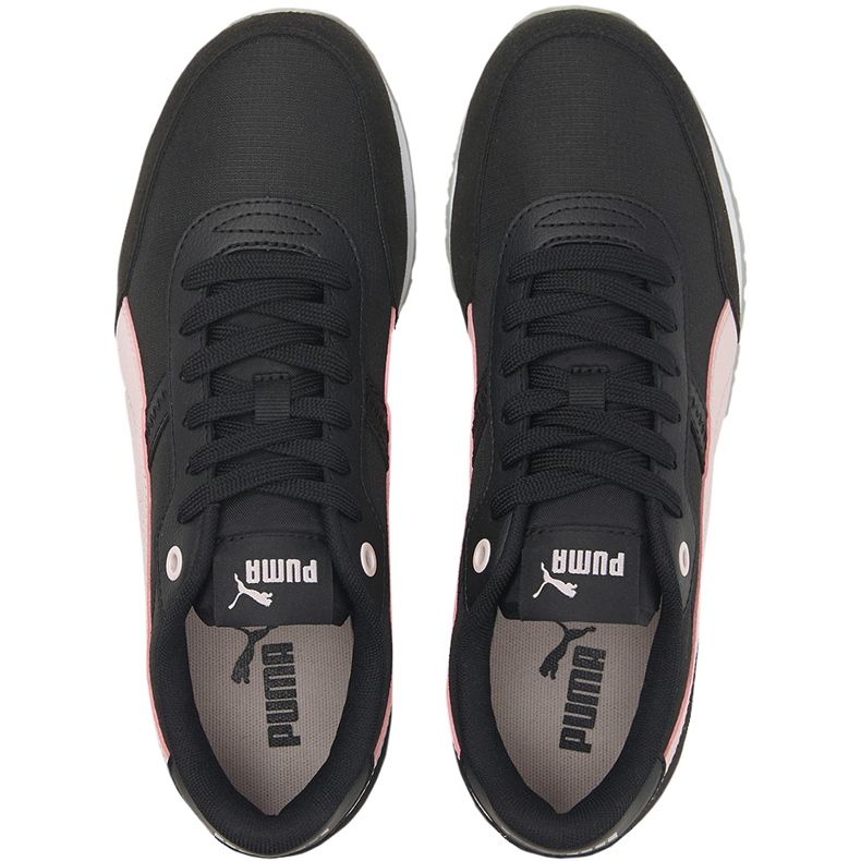 Chaussures Puma St Runner Essential noir et rose 383055 05 2