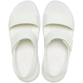 Sandales femme Crocs Literide 360 ​​​​blanc 206711 1CN blanche 2