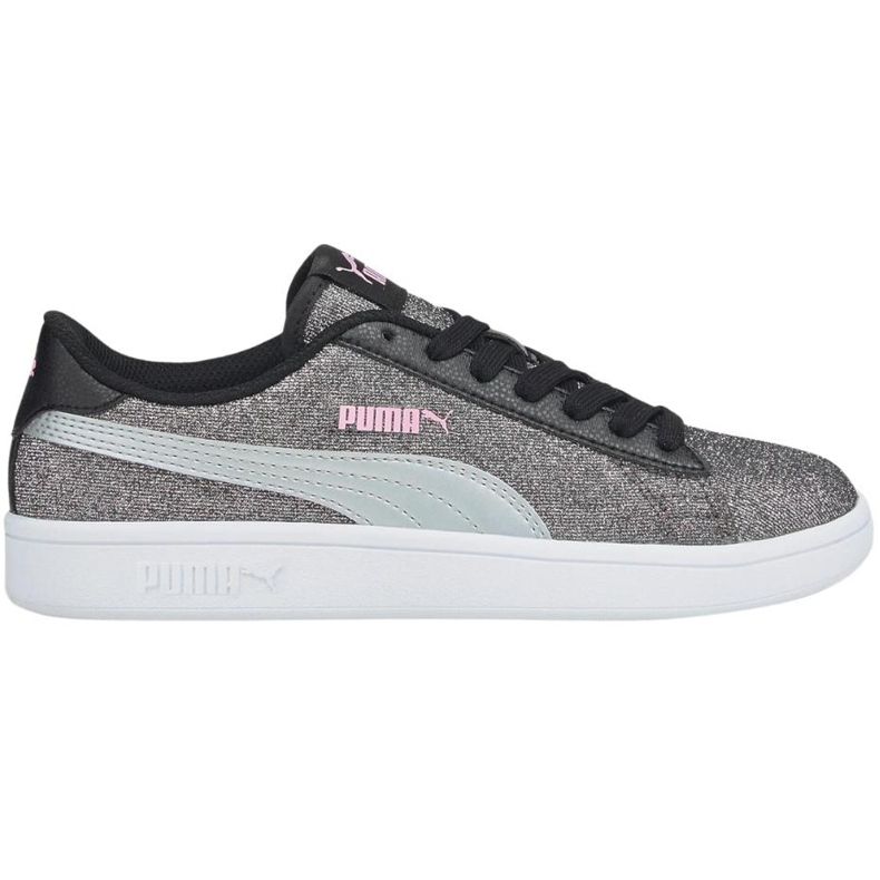 Chaussures enfants Puma Smash v2 Glitz Glam argent 367377 26 1