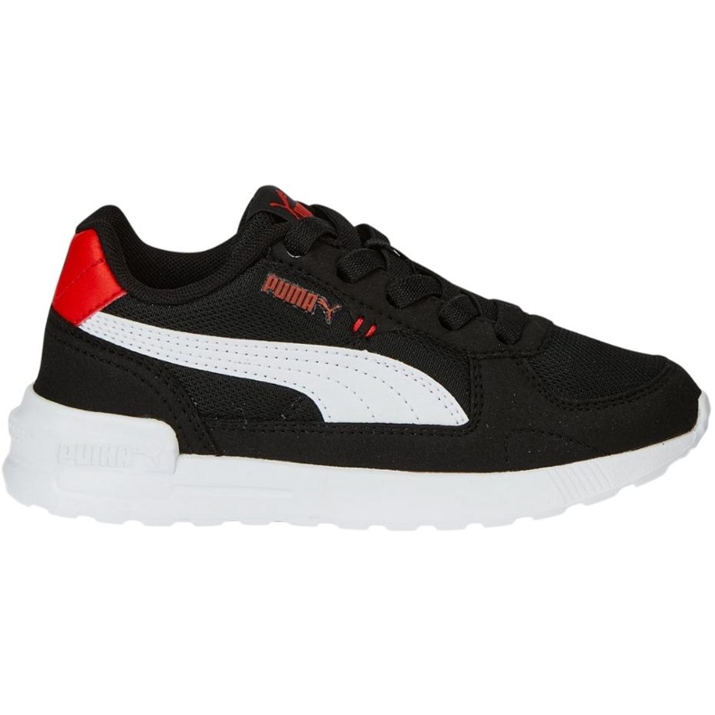Chaussures enfant Puma Graviton Ac Ps noir et rouge 381988 11 blanc 1