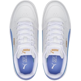 Puma Skye Clean chaussures pour femmes blanc-bleu 380147 13 blanche 2