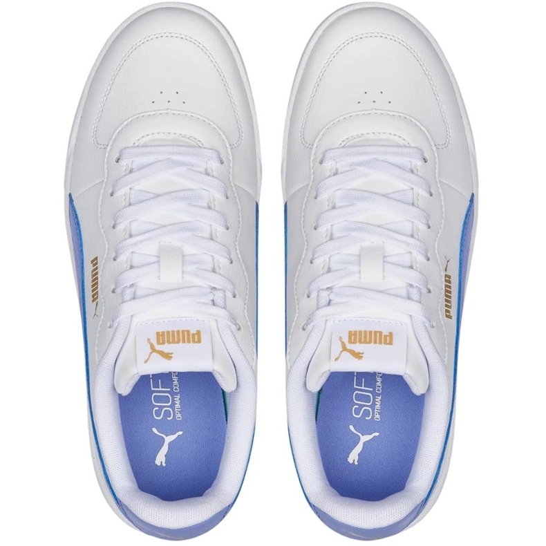 Puma Skye Clean chaussures pour femmes blanc-bleu 380147 13 blanche 2
