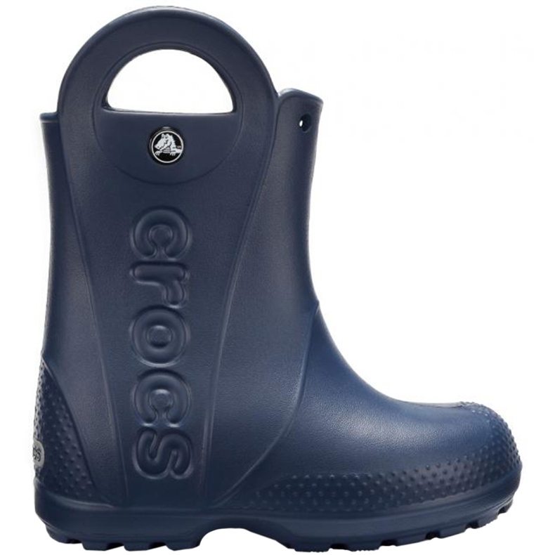 Bottes en caoutchouc pour enfants Crocs Handle Rain Boot Kids bleu marine 12803 410 1