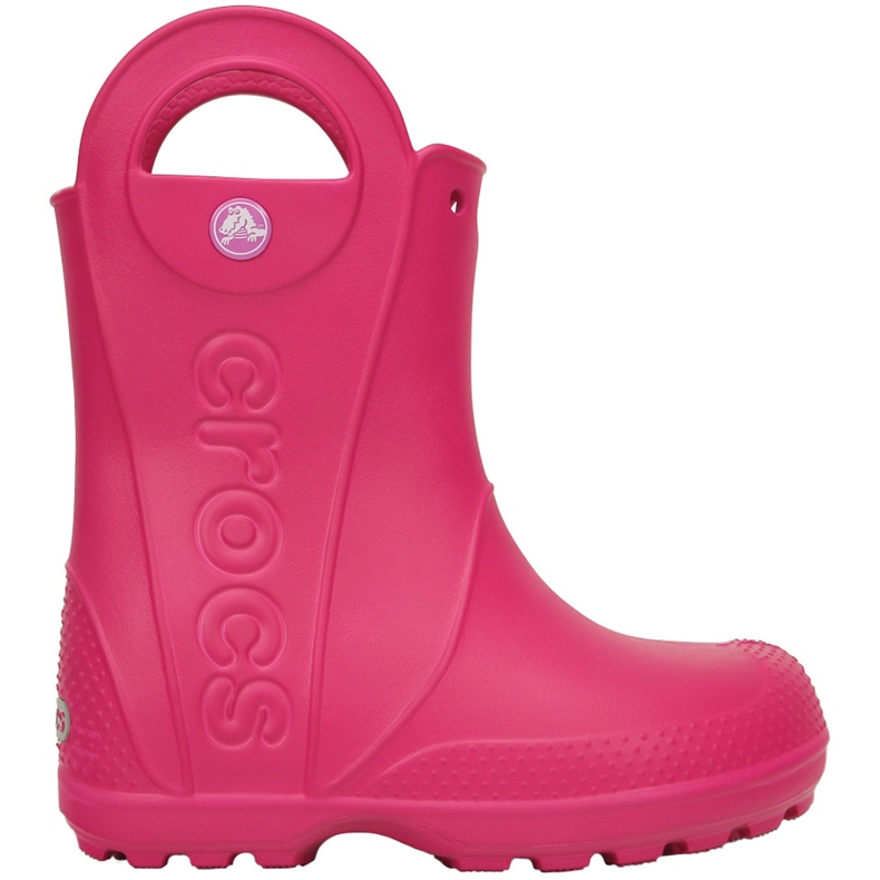 Bottines en caoutchouc enfant Crocs rose 12803 6X0 1