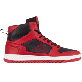 Kappa Lineup chaussures rouge et noir 243078 2011 le noir 1