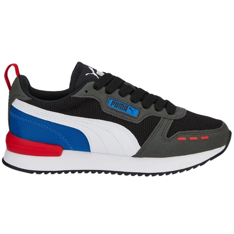 Puma R78 Jr chaussures pour enfants noir-gris-bleu 373616 29 blanc 1