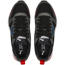 Puma R78 Jr chaussures pour enfants noir-gris-bleu 373616 29 blanc 2