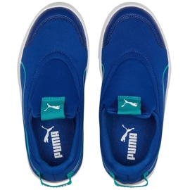 Chaussures pour enfants Puma Courtflex v2 Slip On Ps bleu 374858 11 2 Chaussures pour enfants Puma Courtflex v2 Slip On Ps bleu 374858 11 2