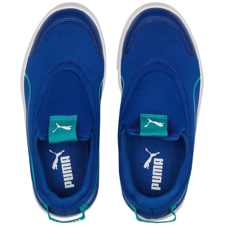 Chaussures pour enfants Puma Courtflex v2 Slip On Ps bleu 374858 11 2 Chaussures pour enfants Puma Courtflex v2 Slip On Ps bleu 374858 11 2