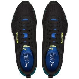 Chaussures homme Puma R78 noir et blanc 373117 59 2