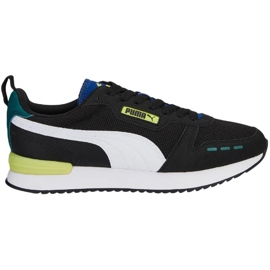 Chaussures homme Puma R78 noir et blanc 373117 59 blanche 1