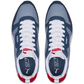 Chaussures Puma R78 pour hommes bleu et blanc 373117 61 2 Chaussures Puma R78 pour hommes bleu et blanc 373117 61 2