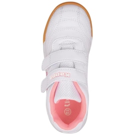Chaussures pour enfants Kappa Kickoff K blanc et rose 260509K 1072 2