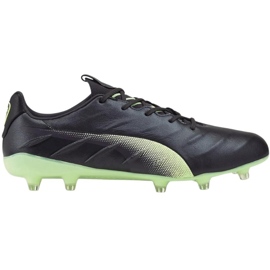 Chaussures de football Puma King Platinum 21 Fg Ag Puma 106478 05 le noir le noir 1
