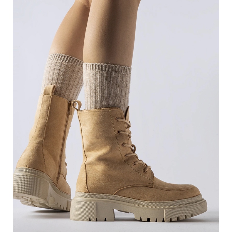 Boots marron à semelle massive Riel brun 1